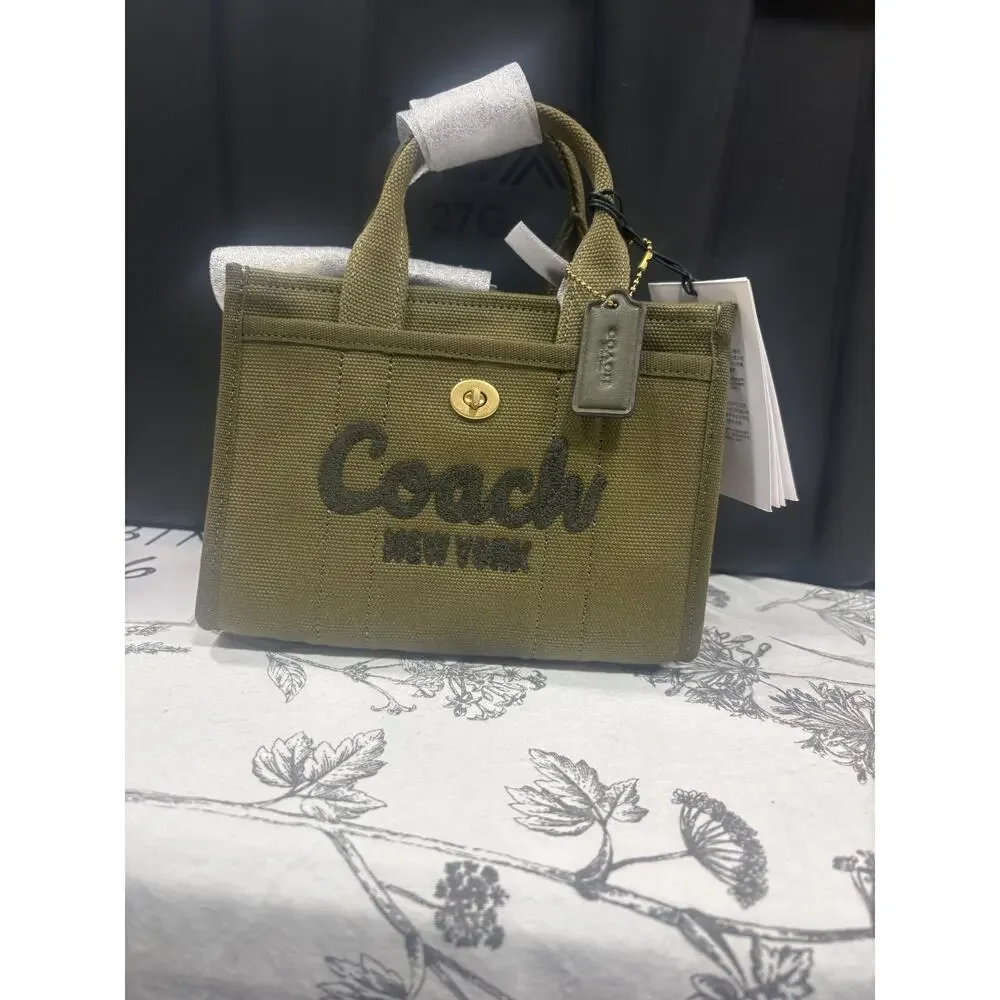 B16-011-Coach Cargo Tote 20-Olive